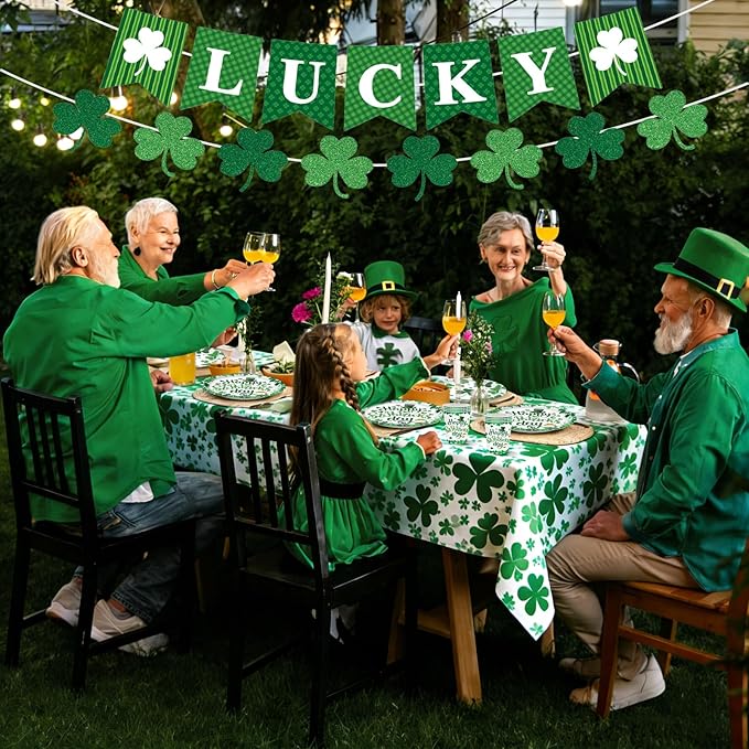 St Patrick's Day Party Supplies Irish Themed Disposable Dinnerware