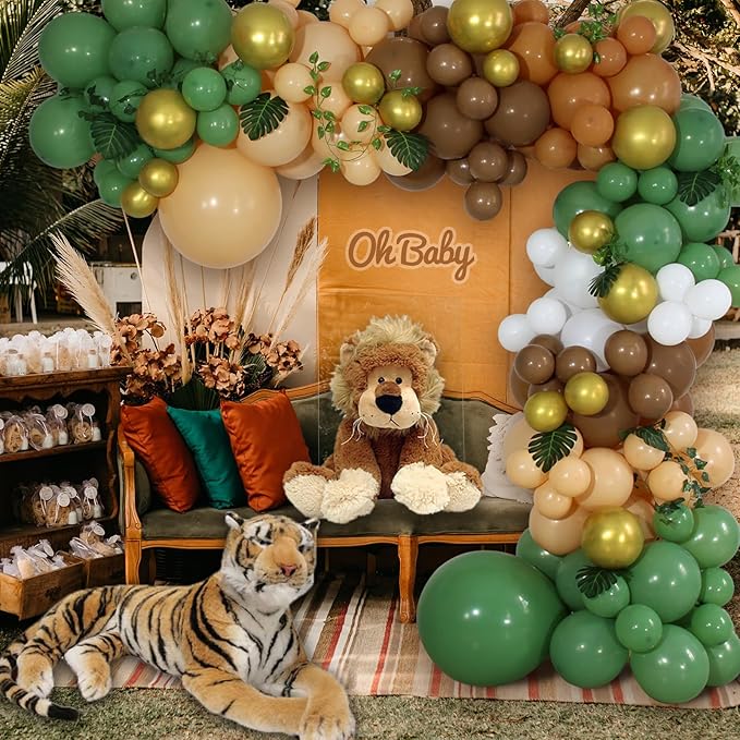 Sage green Balloons 100 Pack 12 inch Round Helium Olive Green