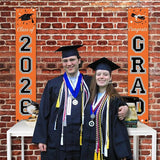DAZONGE 2026 Graduation Party Decorations Orange and Black - Congrats