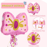 WERNNSAI Pink Bow Piñata - Girls Birthday Party Decoration Bow Tie