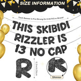 Fulmoon Pre Strung This Skibidi Rizzler Is 13 No Cap Glitter Banner 13