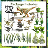 Dinosaur Birthday Cake Decorations Jungle Cake Decorations Happy