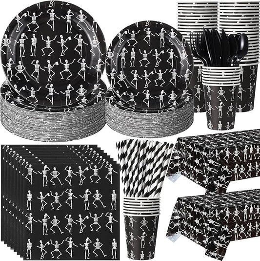 452 Pcs Halloween Skeleton Party Decorations Human Bones Dancing