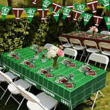 Football Party Decorations Kit for 24 Guests 99Pcs Tableware with