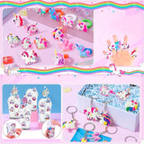 134pcs Unicorn Birthday Party Favors Set Unicorns Goodie Bags