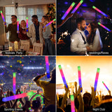 LifBetter 58Pcs Foam Glow Sticks Bulk,Led Glow Sticks with 3 Modes