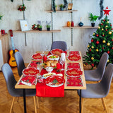 Christmas Party Decorations Including Merry Christmas Paper Plates