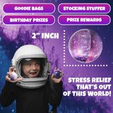 Galaxy Stress Balls for Kids - Pack of 24 Bulk - Squeeze Anxiety