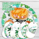 96PCS Dinosaur 2nd Happy Birthday Party Supplies 2nd Dinosaur Plates