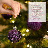 Valery Madelyn Christmas Tree Decorations Ornament Set, 50ct 2 Inches