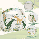 DjinnGlory 36 Pack Dinosaur ROAR Treat Boxes Gable Boxes Party Favor