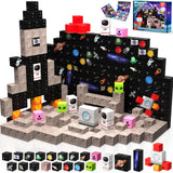 Annexfun Magnetic Blocks-100PCS Magnetic Building Blocks,Space Rocket