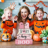 4 Pcs Pink Halloween Decor Ghost Table Decorations Halloween Tiered