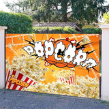 Popcorn Backdrop Movie Night Photography Background Carnival Cinema