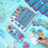 168 Pcs Under The Sea Stationery Ocean Themed Goodie Bag Stuffers