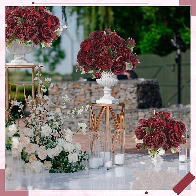 8 Bundles Artificial Peonies Flowers Boho Faux Flowers Arrangements #1