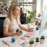 20 PCS Galaxy Stress Balls Bulk, 2.5 Inch Foam Squeeze Balls