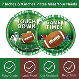 Football Party Supplies Plates and Napkins Tableware Set Football