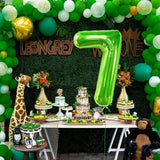 KatchOn, Giant Light Green Number 7 Balloon - 40 Inch | 7th Birthday