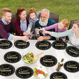 50Pcs Happy Retirement Party Oval Plates 11 Inch Large Retirement