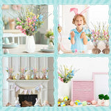 12 Set Easter Egg Tree Decor DIY Easter Table Decoration 12'' Pastel