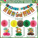 Hawaiian Luau Party Decorations Tropical Beach Aloha Palm Leaves