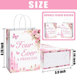 20PCS Four Ever A Princess Goodie Bags Princess Themed 4th Birthday