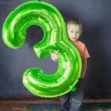 KatchOn, Light Green Number 3 Balloon - 40 Inch | Green 3 Balloon