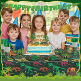 177 Pcs Dinosaur Birthday Party Supplies 25 Guest Dinosaur Theme