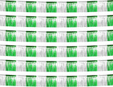 6 Pack 10 Feet Silver Green Foil Fringe Garland Metallic Tinsel