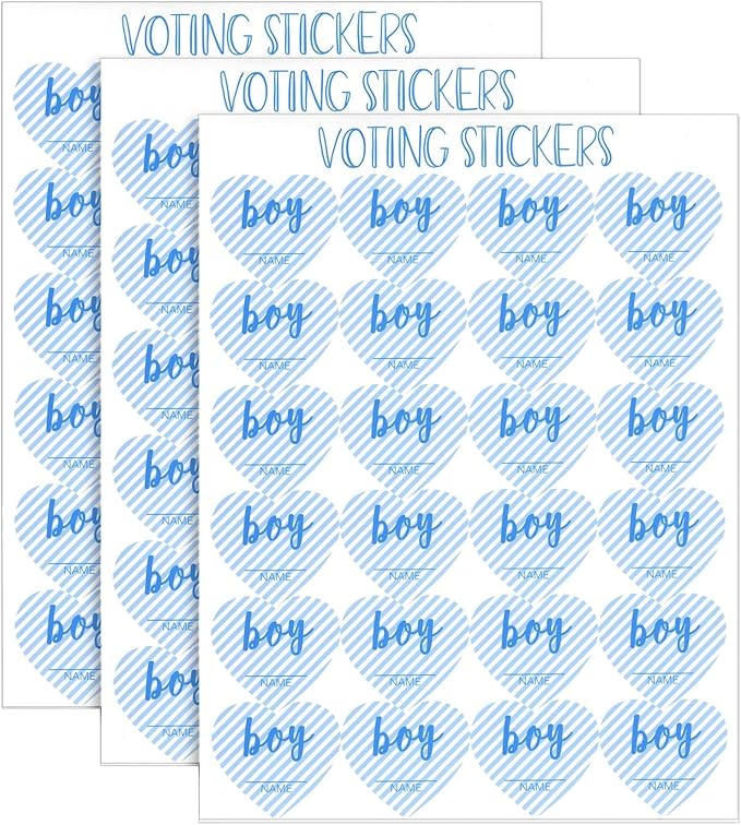 Boy or Girl Voting Board Interactive Gender Guessing Board Classic