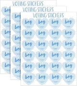 Boy or Girl Voting Board Interactive Gender Guessing Board Classic