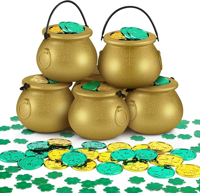 156 Pieces St Patricks Day Decorations Set Includes 6 Leprechaun