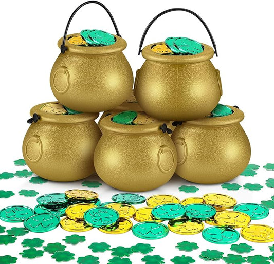 156 Pieces St Patricks Day Decorations Set Includes 6 Leprechaun