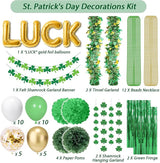 76 Piece St Patricks Day Decorations Kit Party Favors Include Foil
