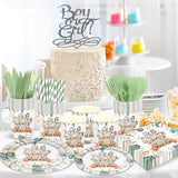 168PCS Wild One Party Supplies for Boys Girls Kids Jungle Animals