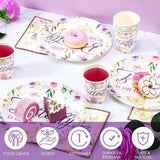 200 Pcs Butterfly Baby Shower Paper Plates Napkins Cups Girl Shower