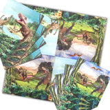 100pcs Dinosaur Napkins 13x13 Inches Disposable Dino Party