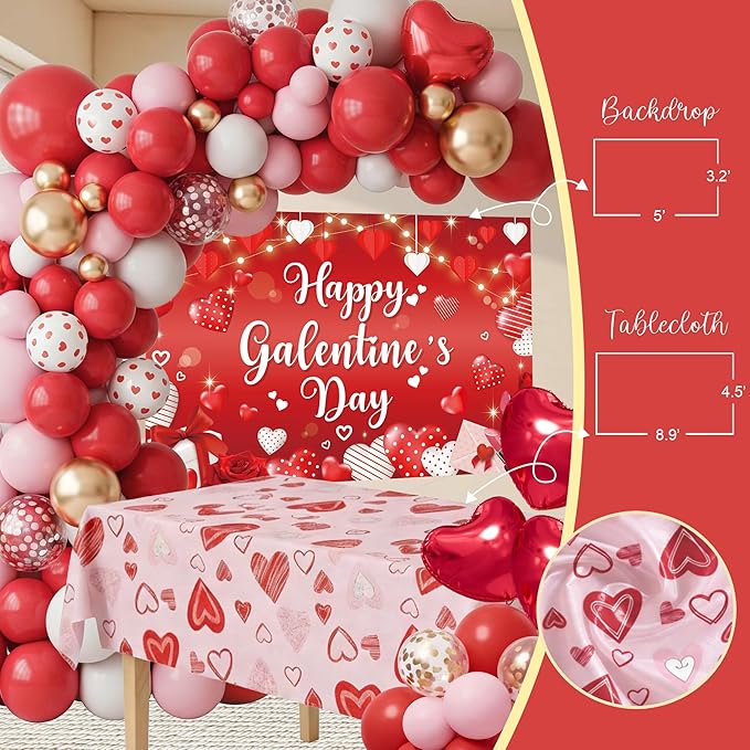 Galentine's Day Party Decorations Kit Happy Galentines Valentine's