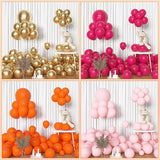 Amandir 153Pcs Pink and Orange Balloon Arch Kit, Different Sizes 18