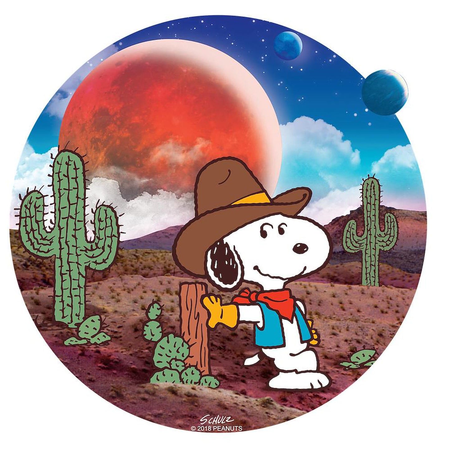 CafePress Snoopy Space Cowboy Mugs 15 oz (444 ml) Ceramic Coffee Mug
