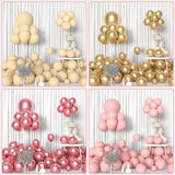 Amandir 153Pcs Boho Blush Balloon Arch Garland Kit, Different Sizes