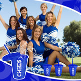 Domensi 20 Pcs Cheer Cup Gift Bulk for Team 16 oz Plastic Ballet Dance