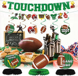 Football Party Decorations Sets With Banner Swirl Streamers