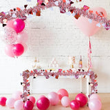 33Feet Valentines Day Tinsel Garland Red Pink Love Heart Garland