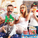Movie Night Christmas Party Supplies 36ps Christmas Movie Night