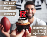 Rutgers Party Supplies for Football, Birthday Gift, Graduation Party