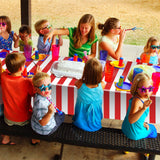 Carnival Theme Party Decorations Tablecloths, Circus Plastic Table