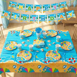 171pcs Summer Beach Birthday Party Decorations Paper Plates Napkins