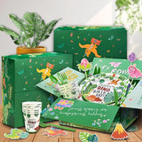 Party Spot! 172 Pcs Dinosaur Birthday Decorations 12 Tableware Sets